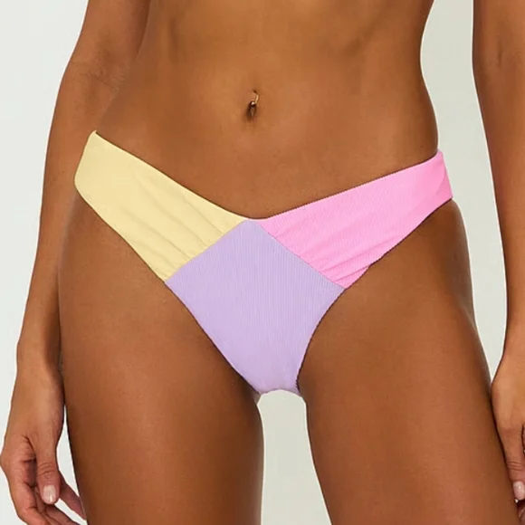 Beach Riot Victoria Bottom In Sublime Spring‎ Colorblock - Picture 2 of 10
